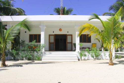 Beach house front view